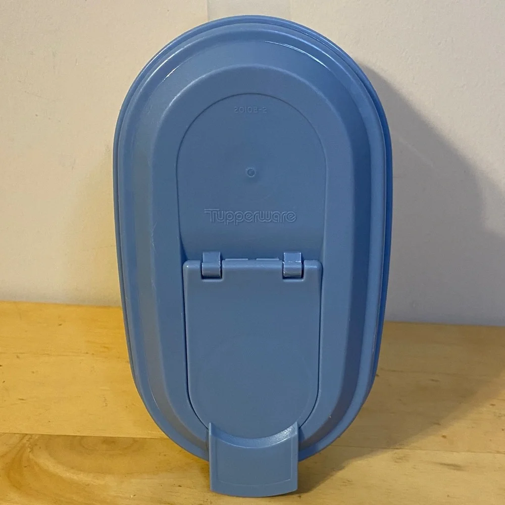 Tupperware Blue and Clear Kitchen Pitcher
